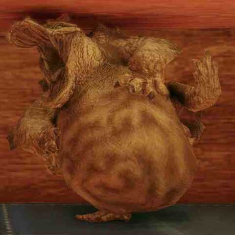 河童蛙の木彫り　モンハンライズ